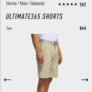 Adidas golf shorts